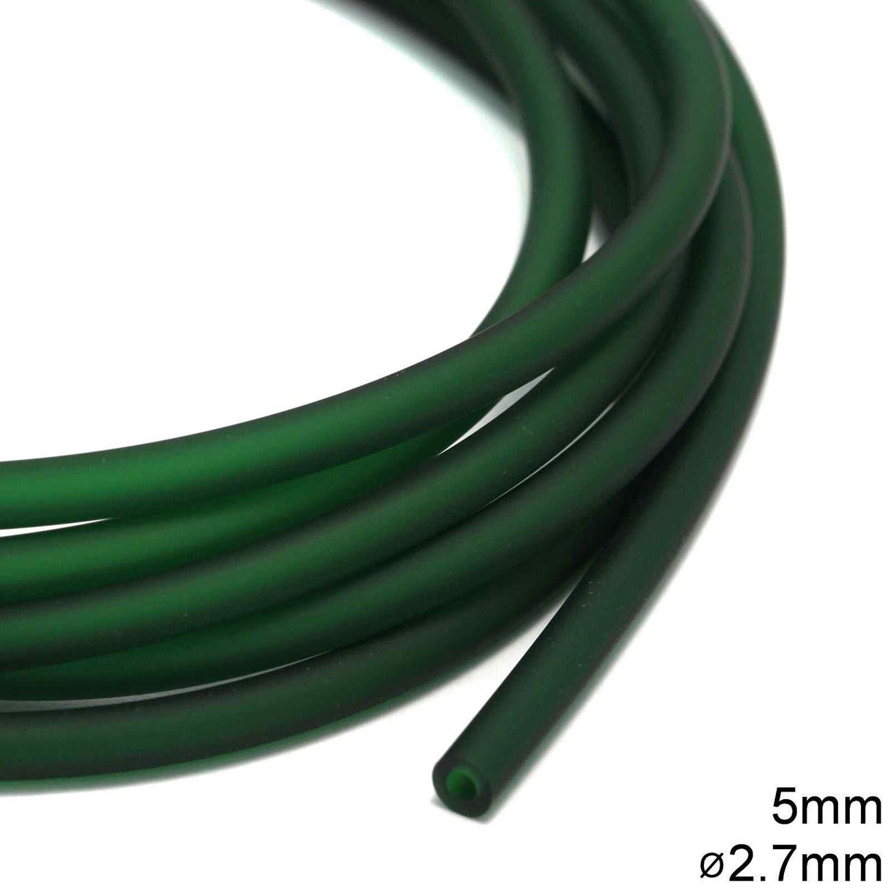 Καουτσούκ 5mm με τρύπα 2.7mm σε συσκευασία 4 μέτρων, διαθέσιμο σε 12 χρώματα - So Cute Cut