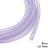 Καουτσούκ 5mm με τρύπα 2.7mm σε συσκευασία 4 μέτρων, διαθέσιμο σε 12 χρώματα - So Cute Cut