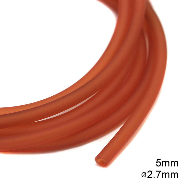 Καουτσούκ 5mm με τρύπα 2.7mm σε συσκευασία 4 μέτρων, διαθέσιμο σε 12 χρώματα - So Cute Cut