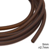Καουτσούκ 5mm με τρύπα 2.7mm σε συσκευασία 4 μέτρων, διαθέσιμο σε 12 χρώματα - So Cute Cut