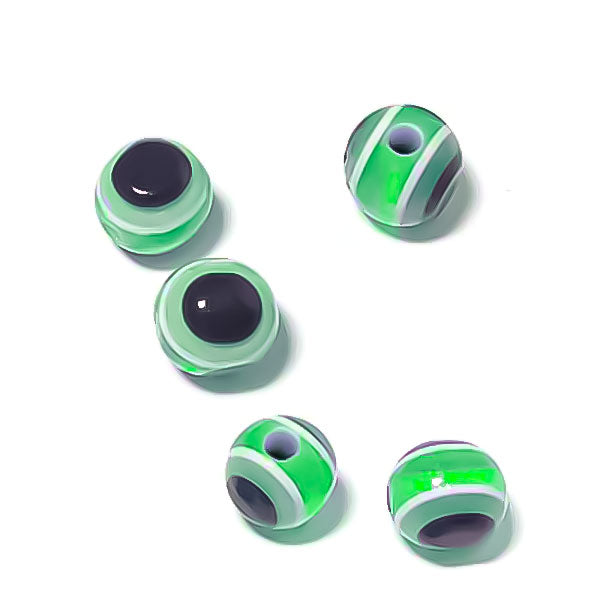 Χάντρα ματάκι πολυεστερική 6 mm (τρύπα 2,2 mm) σε συσκευασία 150 τεμαχίων - So Cute Cut