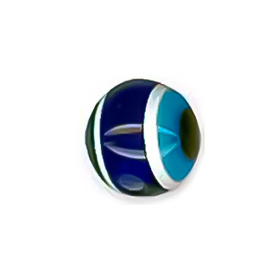 Χάντρα ματάκι πολυεστερική 6 mm (τρύπα 2,2 mm) σε συσκευασία 150 τεμαχίων - So Cute Cut