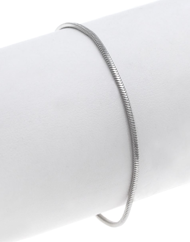 Βραχιόλι Ατσάλινο Φίδι Τετράγωνο 1.5mm χεριού ή ποδιού σε συσκευασία 2 τεμαχίων - So Cute Cut