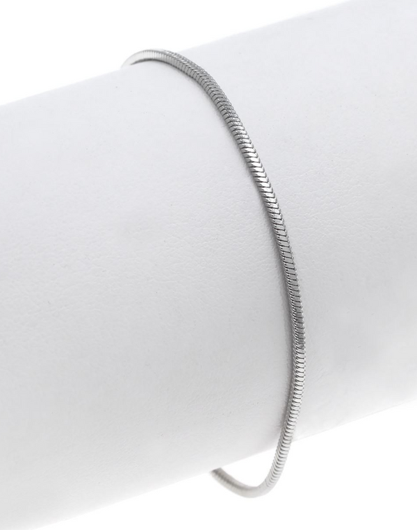 Βραχιόλι Ατσάλινο Φίδι Τετράγωνο 1.5mm χεριού ή ποδιού σε συσκευασία 2 τεμαχίων - So Cute Cut