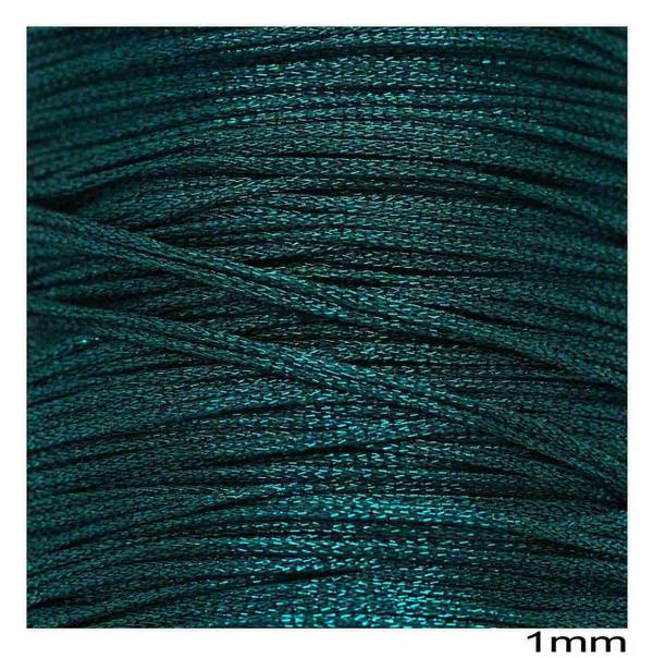 Κορδόνι Μεταλλιζέ Τύπου 'Jade' 1mm σε συσκευασία 100 μέτρων σε ποικιλία χρωμάτων - So Cute Cut