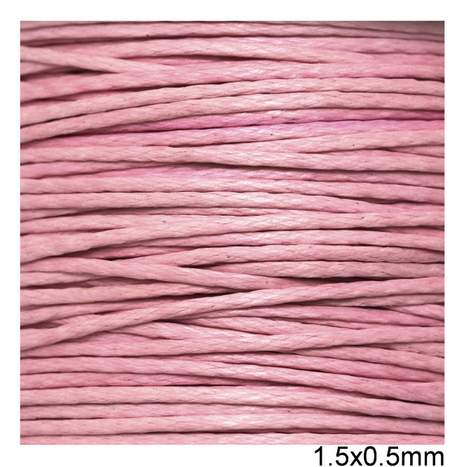Κορδόνι Κερωμένο Πλακέ 1.5x0.5mm σε συσκευασία 300 μέτρων σε ποικιλία χρωμάτων - So Cute Cut