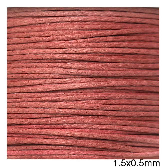 Κορδόνι Κερωμένο Πλακέ 1.5x0.5mm σε συσκευασία 300 μέτρων σε ποικιλία χρωμάτων - So Cute Cut
