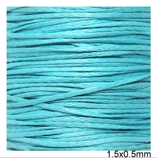 Κορδόνι Κερωμένο Πλακέ 1.5x0.5mm σε συσκευασία 300 μέτρων σε ποικιλία χρωμάτων - So Cute Cut