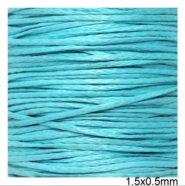 Κορδόνι Κερωμένο Πλακέ 1.5x0.5mm σε συσκευασία 300 μέτρων σε ποικιλία χρωμάτων - So Cute Cut