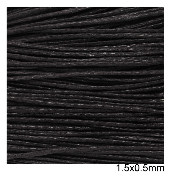 Κορδόνι Κερωμένο Πλακέ 1.5x0.5mm σε συσκευασία 300 μέτρων σε ποικιλία χρωμάτων - So Cute Cut