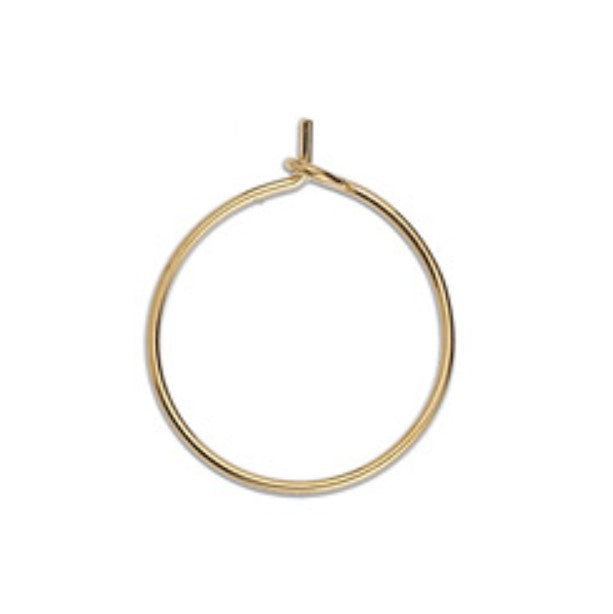 Σκουλαρίκι ορειχ. thin κρίκος 0.8x18 mm σε συσκευασία 70 και 100 τεμαχίων - So Cute Cut