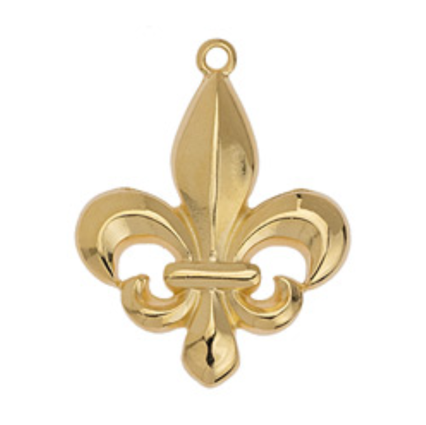 Μοτίφ Fleur de lis κρεμαστό σε συσκευασία 12 τεμαχίων - So Cute Cut