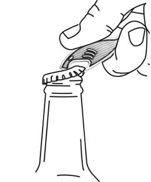 Μοτίφ καρχαρίας bottle opener κρεμαστό σε συσκευασία 5 τεμαχίων - So Cute Cut
