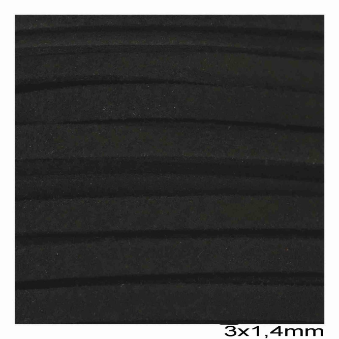 Κορδόνι suede πλακέ 3x1.4 mm σε συσκευασία 100 μέτρων - So Cute Cut