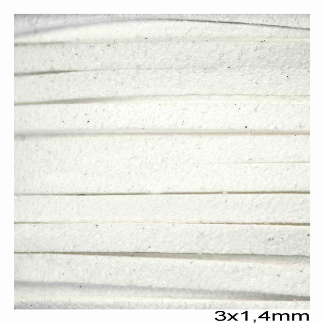 Κορδόνι suede πλακέ 3x1.4 mm σε συσκευασία 100 μέτρων - So Cute Cut