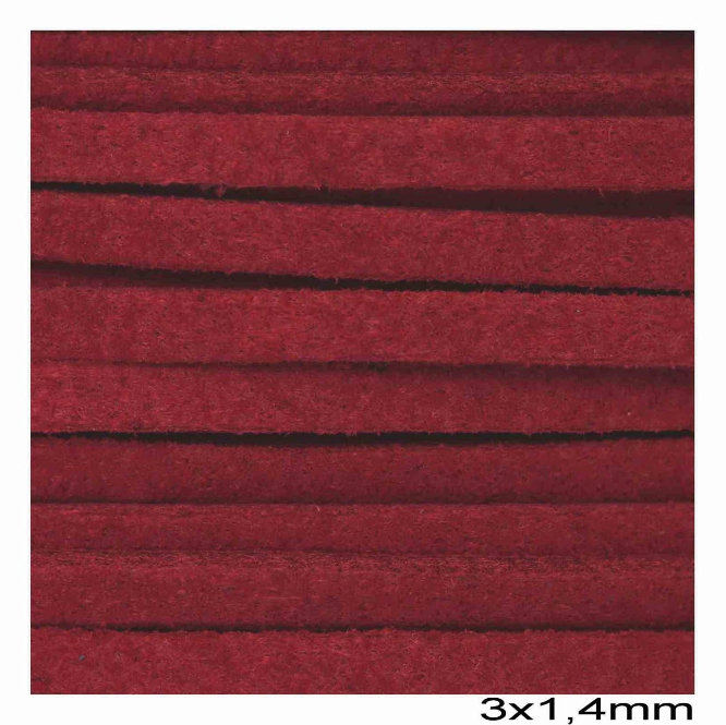 Κορδόνι suede πλακέ 3x1.4 mm σε συσκευασία 100 μέτρων - So Cute Cut