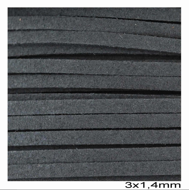 Κορδόνι suede πλακέ 3x1.4 mm σε συσκευασία 100 μέτρων - So Cute Cut