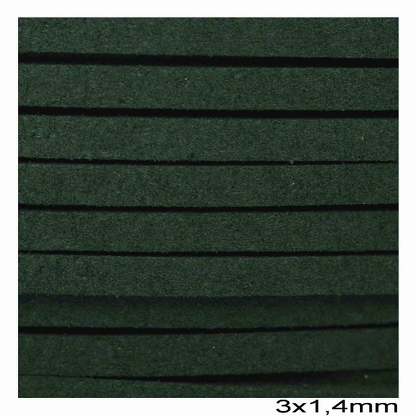 Κορδόνι suede πλακέ 3x1.4 mm σε συσκευασία 100 μέτρων - So Cute Cut