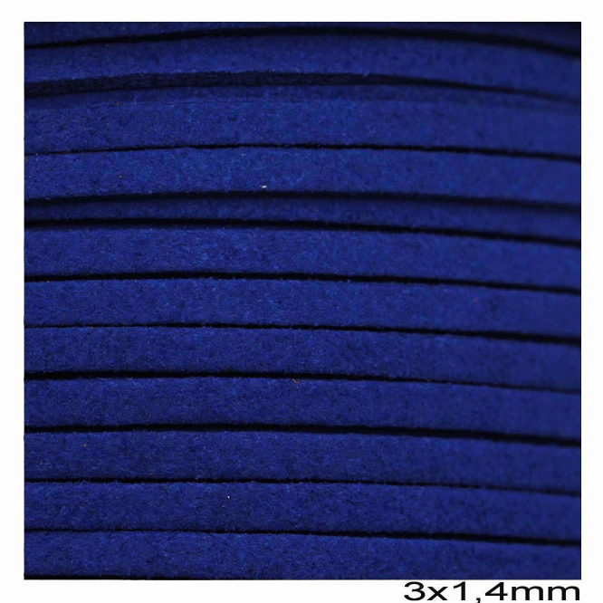 Κορδόνι suede πλακέ 3x1.4 mm σε συσκευασία 100 μέτρων - So Cute Cut