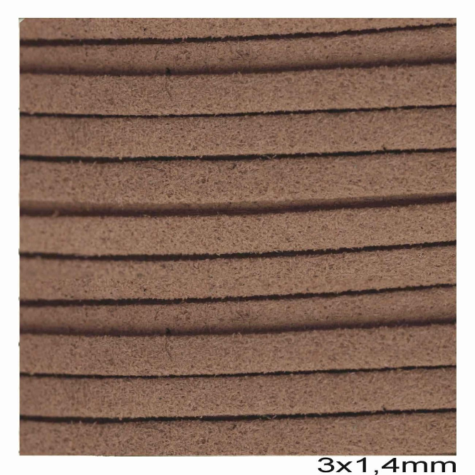 Κορδόνι suede πλακέ 3x1.4 mm σε συσκευασία 100 μέτρων - So Cute Cut
