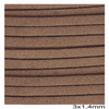 Κορδόνι suede πλακέ 3x1.4 mm σε συσκευασία 100 μέτρων - So Cute Cut