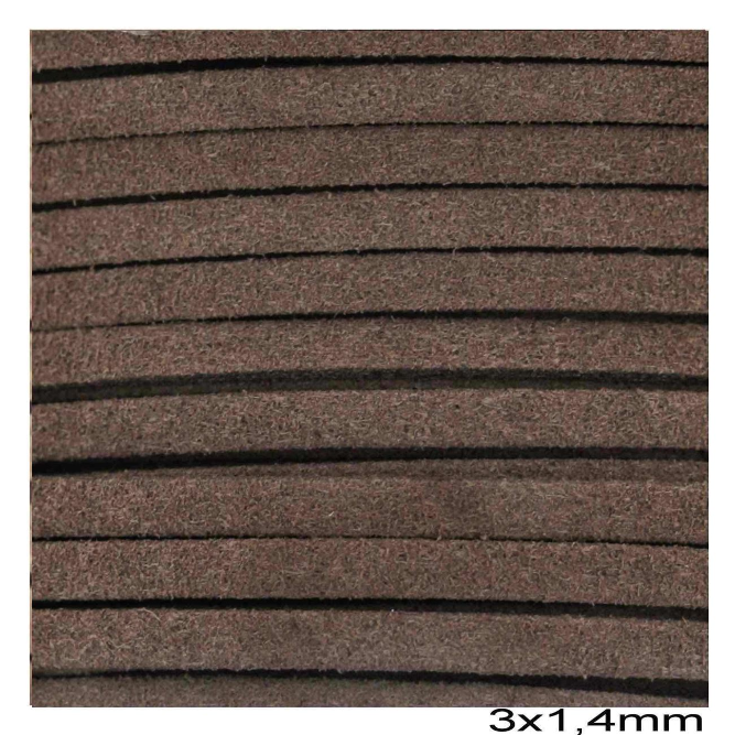 Κορδόνι suede πλακέ 3x1.4 mm σε συσκευασία 100 μέτρων - So Cute Cut