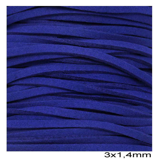 Κορδόνι suede πλακέ 3x1.4 mm σε συσκευασία 100 μέτρων - So Cute Cut