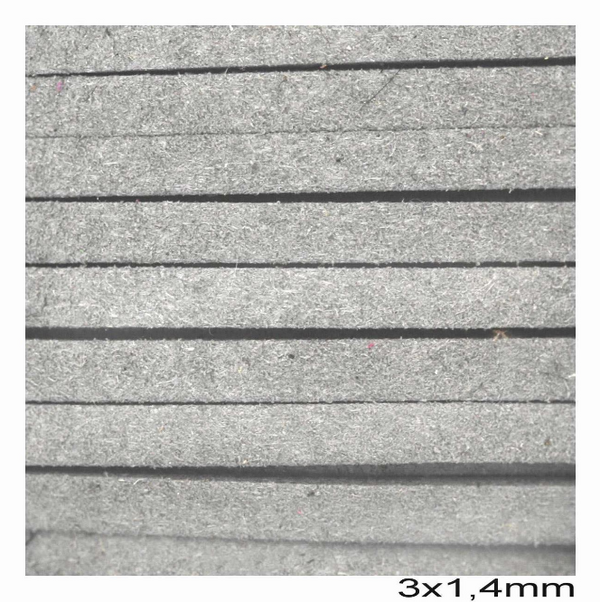 Κορδόνι suede πλακέ 3x1.4 mm σε συσκευασία 100 μέτρων - So Cute Cut