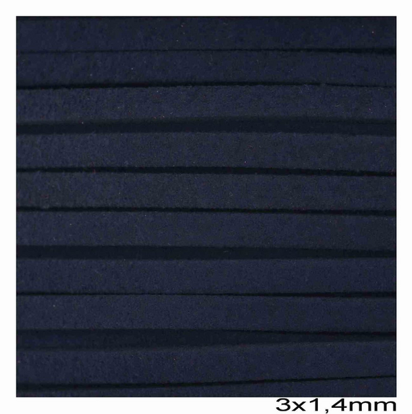 Κορδόνι suede πλακέ 3x1.4 mm σε συσκευασία 100 μέτρων - So Cute Cut