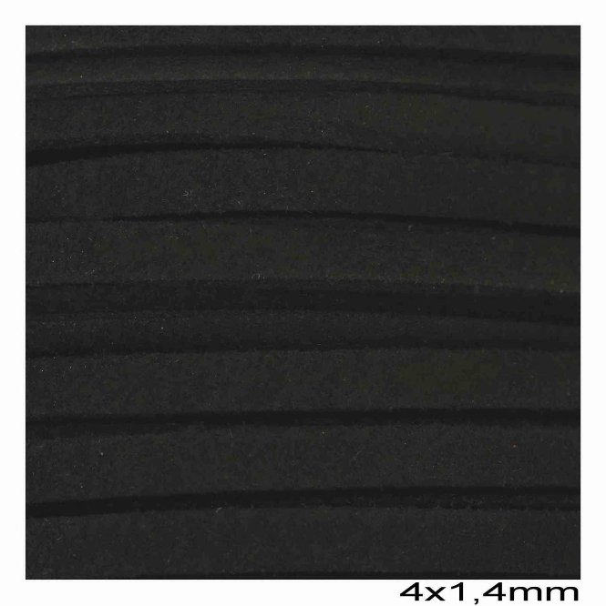 Κορδόνι suede πλακέ 4x1.4 mm σε συσκευασία 50 μέτρων - So Cute Cut