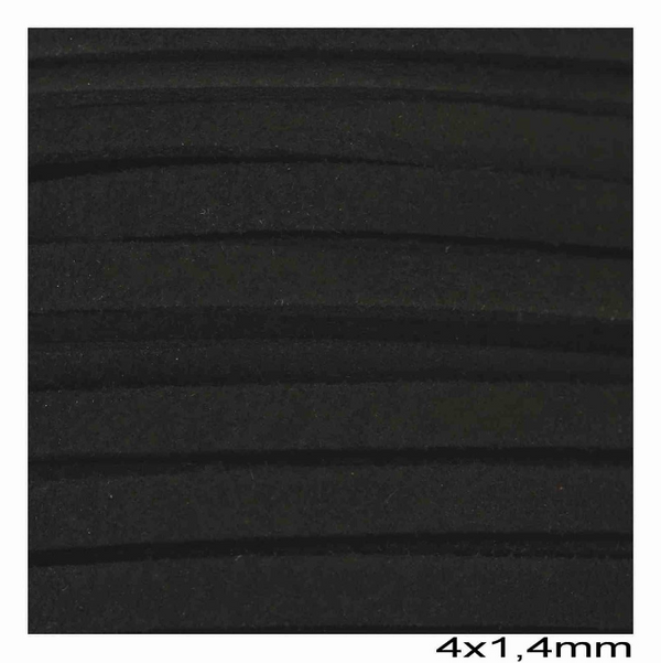 Κορδόνι suede πλακέ 4x1.4 mm σε συσκευασία 50 μέτρων - So Cute Cut