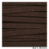 Κορδόνι suede πλακέ 4x1.4 mm σε συσκευασία 50 μέτρων - So Cute Cut