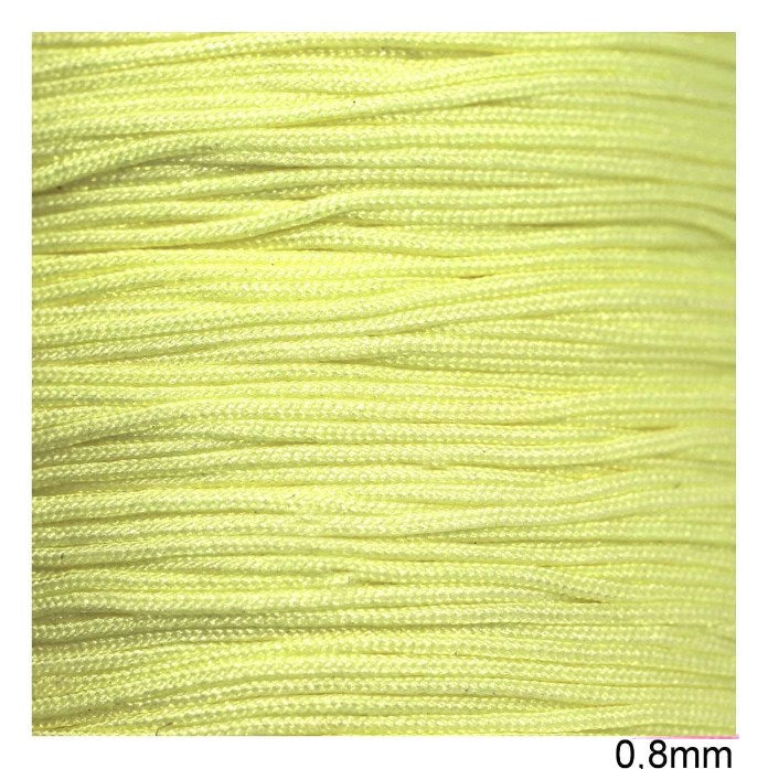 Κορδόνι Jade Γυαλιστερό 0,8mm σε συσκευασία 100 μέτρων σε ποικιλία χρωμάτων - So Cute Cut
