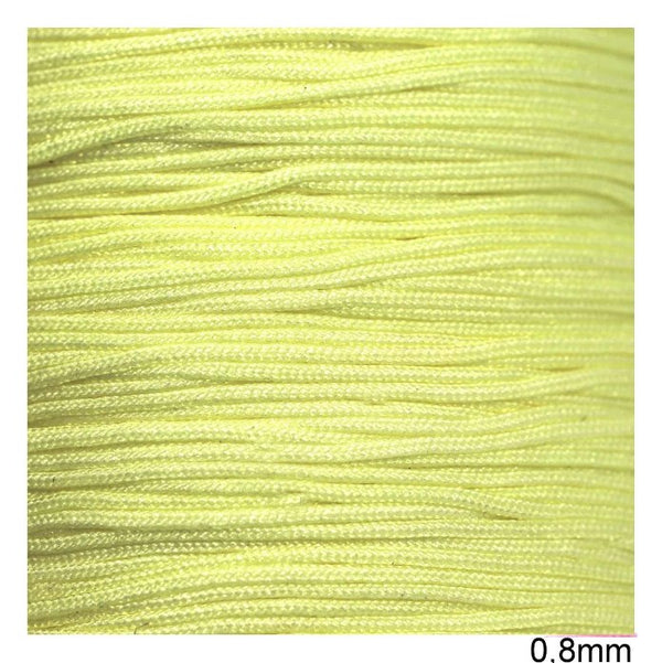 Κορδόνι Jade Γυαλιστερό 0,8mm σε συσκευασία 100 μέτρων σε ποικιλία χρωμάτων - So Cute Cut