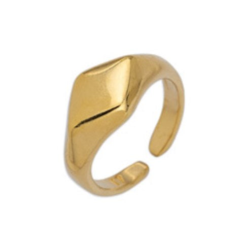 Δαχτυλίδι signet rhombus 17mm σε συσκευασία 3 τεμαχίων - So Cute Cut