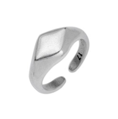 Δαχτυλίδι signet rhombus 17mm σε συσκευασία 3 τεμαχίων - So Cute Cut