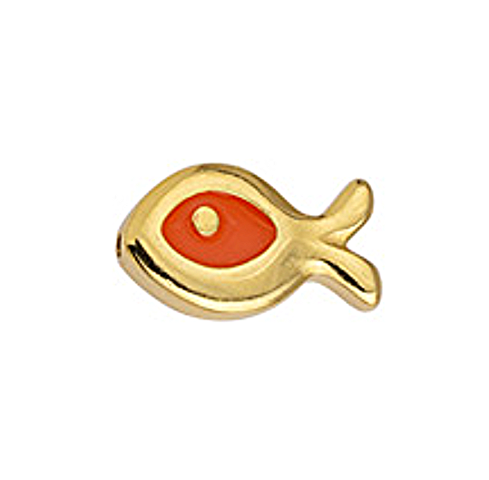 Χάντρα ψάρι Φ1.5mm σε συσκευασία 12 τεμαχίων - So Cute Cut