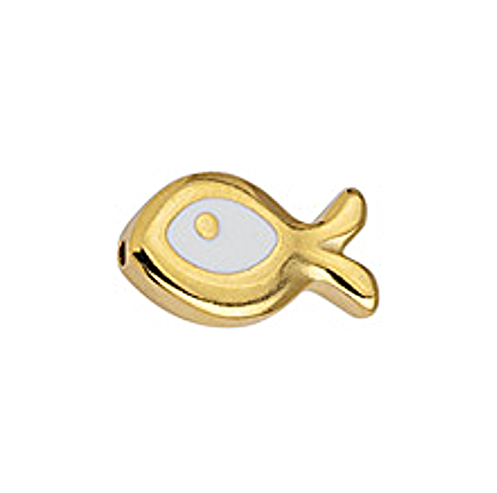 Χάντρα ψάρι Φ1.5mm σε συσκευασία 12 τεμαχίων - So Cute Cut