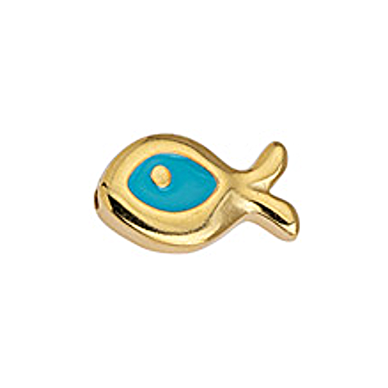 Χάντρα ψάρι Φ1.5mm σε συσκευασία 12 τεμαχίων - So Cute Cut