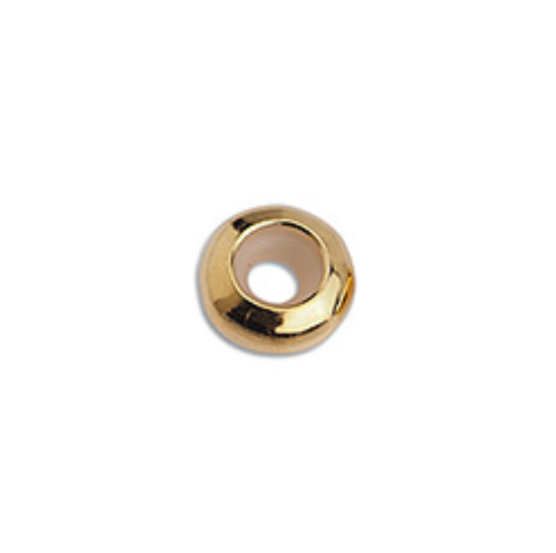 Bead stopper ορειχάλκινο 10mm Φ3mm σε συσκευασία 25 τεμαχίων - So Cute Cut
