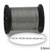 Αλυσίδα Ατσάλινη για Πέρασμα Χάνδρας 0.8mm σε συσκευασία 2 μέτρων - So Cute Cut