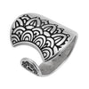Δαχτυλίδι έθνικ mandala 17mm σε συσκευασία 3 τεμαχίων - So Cute Cut
