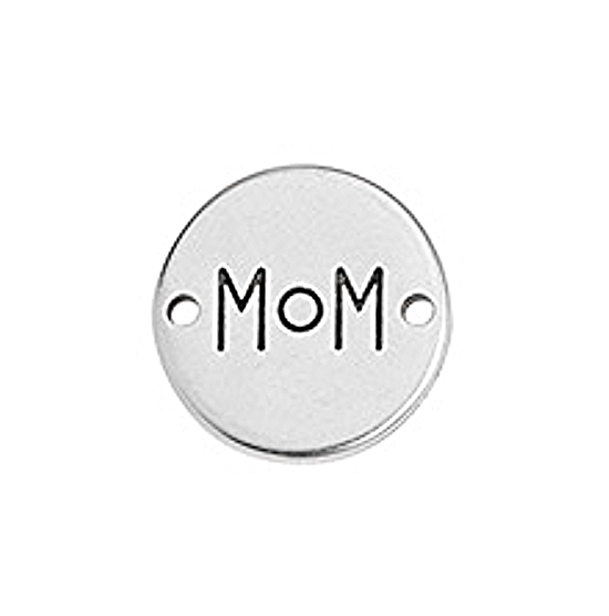 Μοτίφ στρογγυλό Mom με 2 τρύπες σε συσκευασία - So Cute Cut