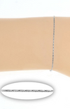 Βραχιόλι Ατσάλινο Αλυσίδα Κόμπρα 0.8mm με προέκταση σε συσκευασία 2 τεμαχίων - So Cute Cut