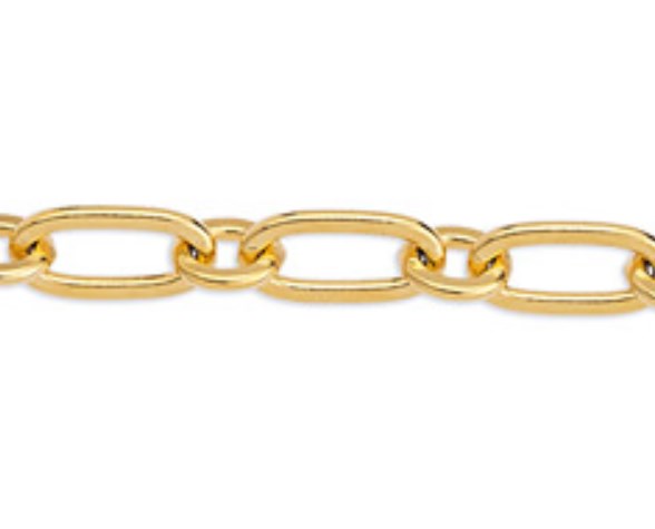 Αλυσίδα ορειχάλκινη οβάλ links 10.6x5.2mm σε συσκευασία 2 μέτρων - So Cute Cut