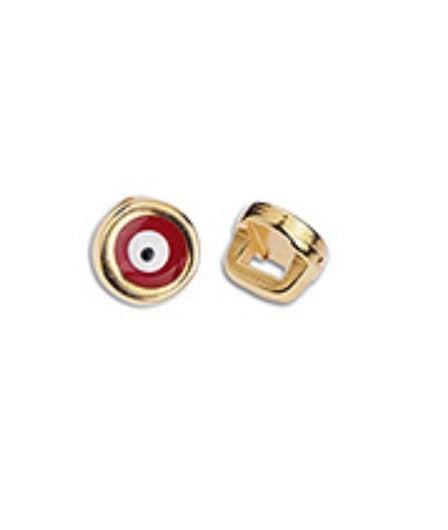 Μαρτάκι χάντρα ματάκι περαστό ss16 για 3x2mm σε συσκευασία 15 τεμαχίων - So Cute Cut