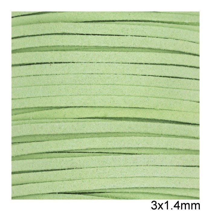 Κορδόνι suede πλακέ 3x1.4 mm σε συσκευασία 100 μέτρων - So Cute Cut
