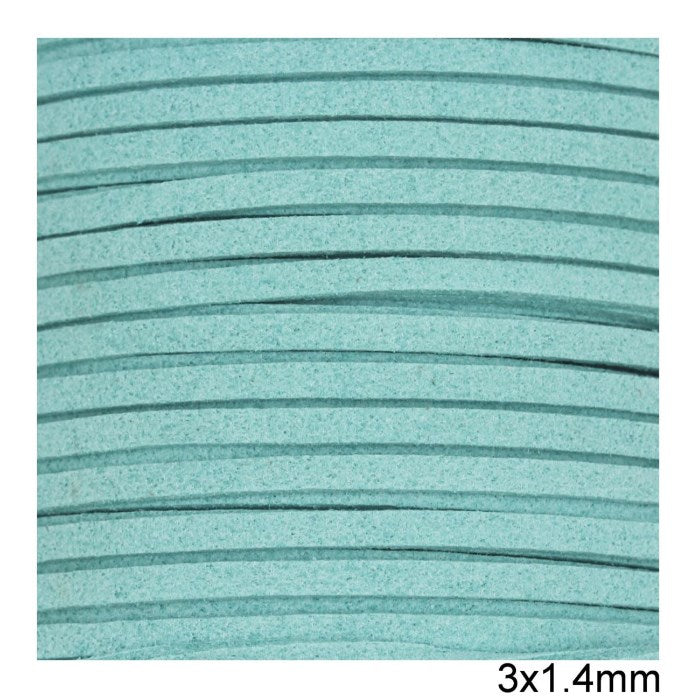 Κορδόνι suede πλακέ 3x1.4 mm σε συσκευασία 100 μέτρων - So Cute Cut