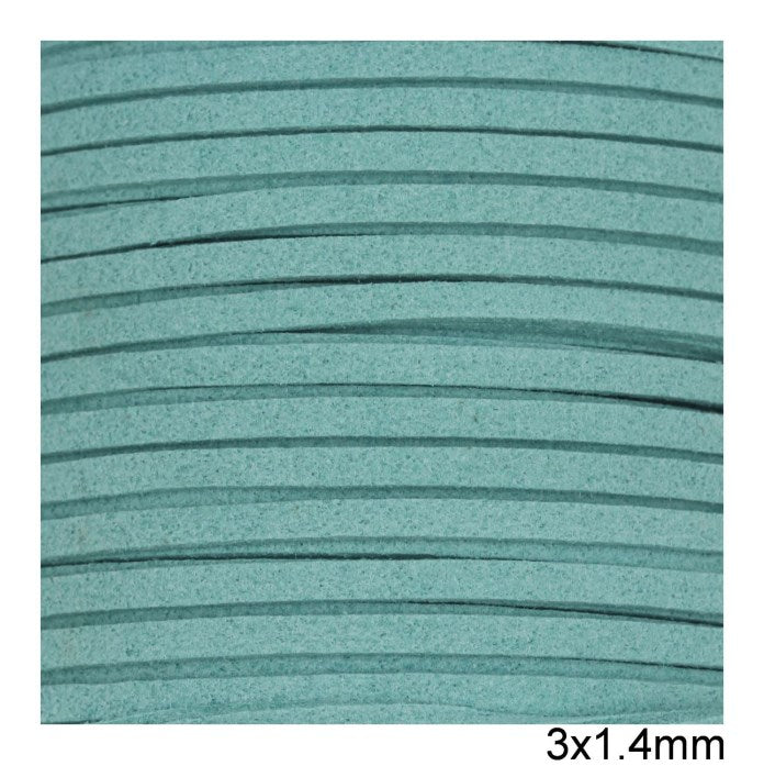 Κορδόνι suede πλακέ 3x1.4 mm σε συσκευασία 100 μέτρων - So Cute Cut