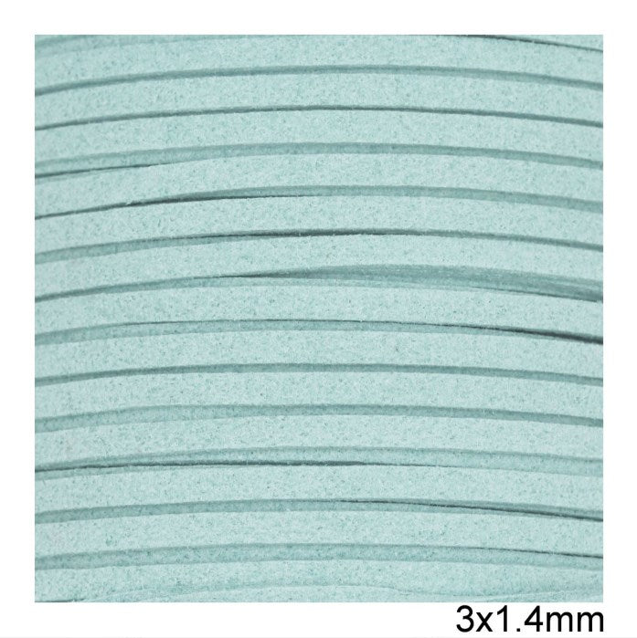 Κορδόνι suede πλακέ 3x1.4 mm σε συσκευασία 100 μέτρων - So Cute Cut